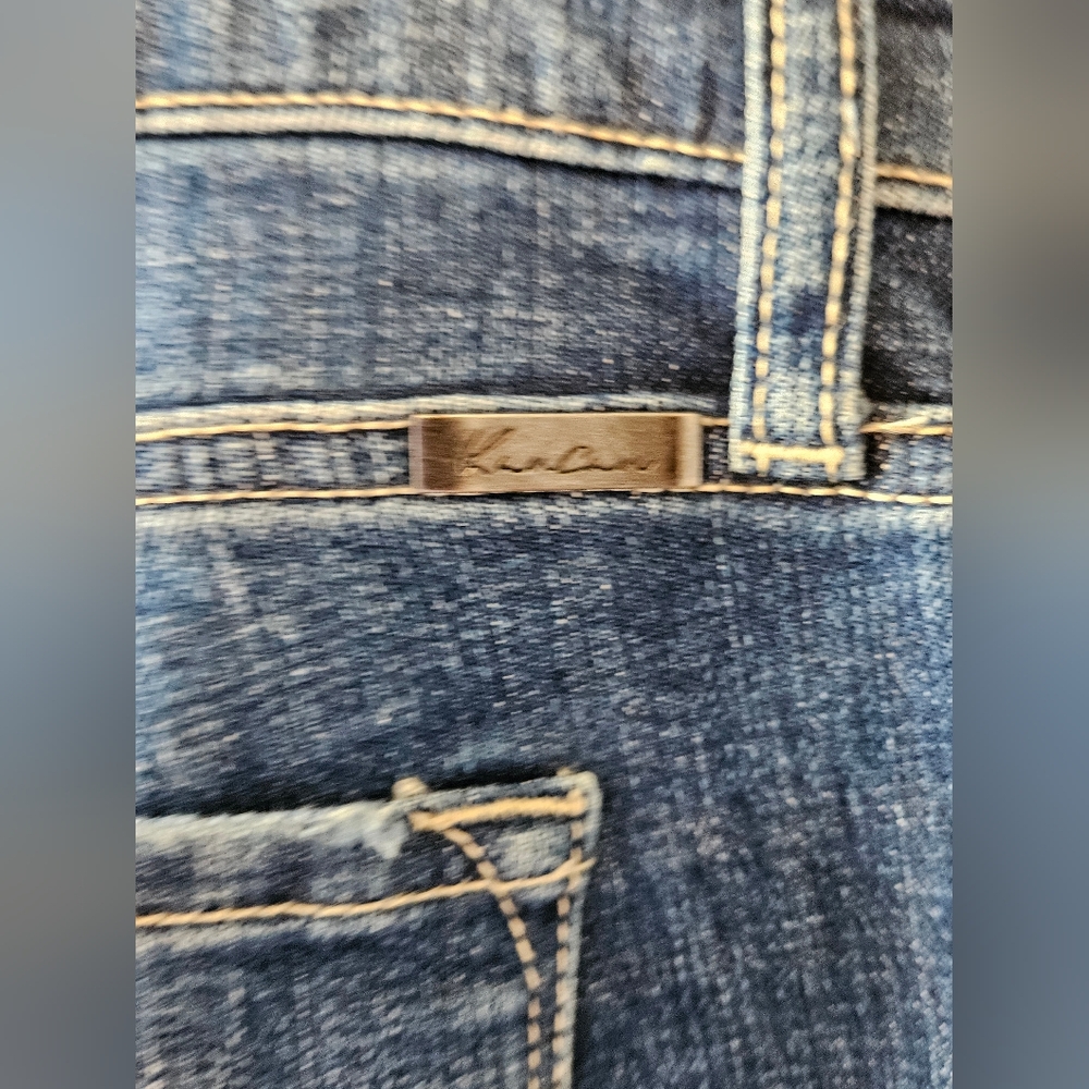 KanCan Blue Boyfriend Jeans Relaxed Distressed 7 / 27 - Picture 3 of 5